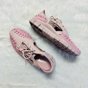 Nike Women's Pink Woven Sneakers